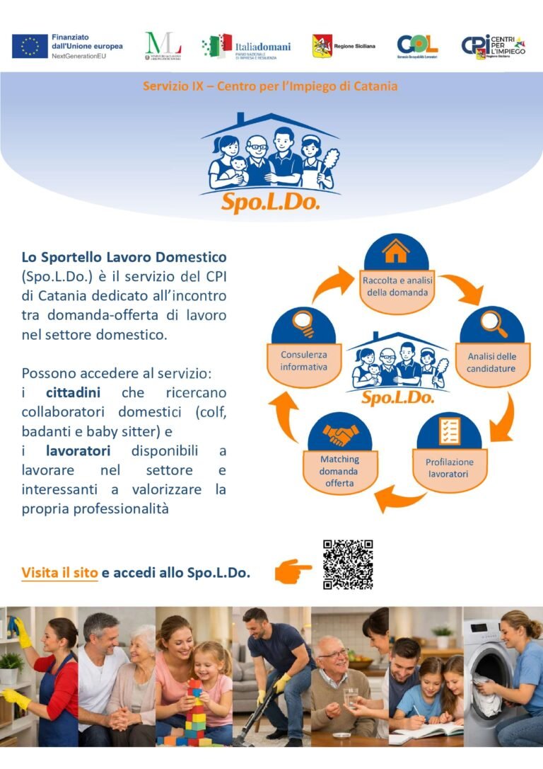 Centri per l’impiego, al via a Catania lo “Sportello Lavoro Domestico”. L’assessore regionale Nuccia Albano: «Passo concreto verso emersione degli irregolari»