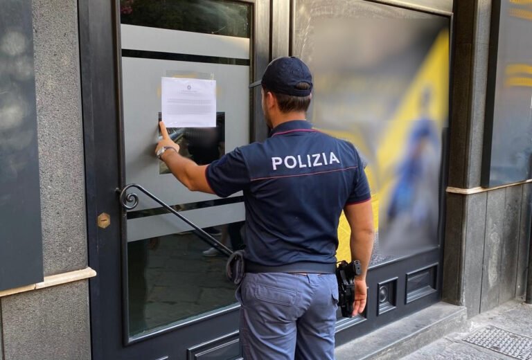 Biancavilla, sospesa dalla Polizia l’attività di una sala scommesse