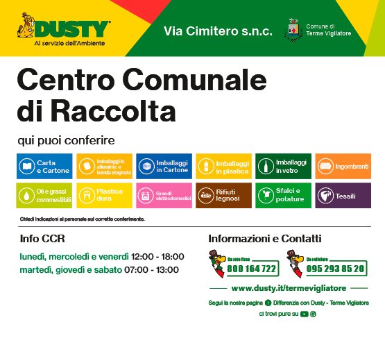 Terme Vigliatore, lunedì 15 giugno l’inaugurazione del nuovo Centro comunale di raccolta rifiuti