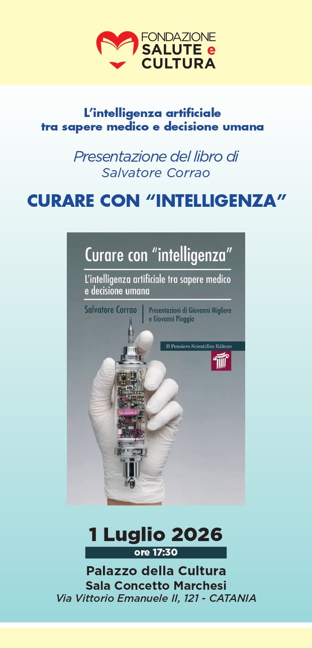 A Catania il primo luglio la presentazione del nuovo libro di Salvatore Corrao: un viaggio etico e scientifico sul futuro della medicina tra tecnologia e centralità del paziente.