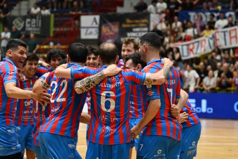 Calcio a 5, Covei Meta Catania Bricoity supera la Roma 1927 e vola in finale-scudetto con L84 Torino: gara 1 il 25/06, gara 2 il 28/06, eventuale gara 3 il 30/06