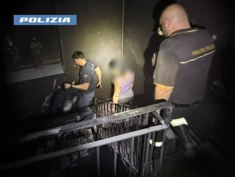 Catania, personale della Polizia di Stato trae in salvo 7 persone e arresta un 29enne