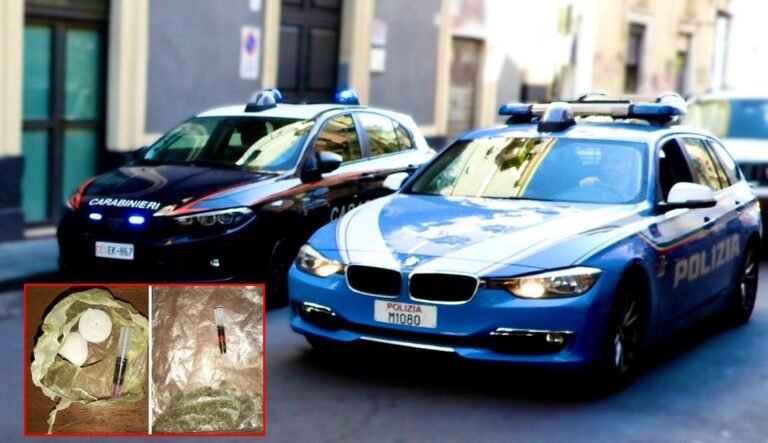 Catania, tenta di lanciare la droga dalla finestra: 47enne arrestato dalle Forze dell’ordine