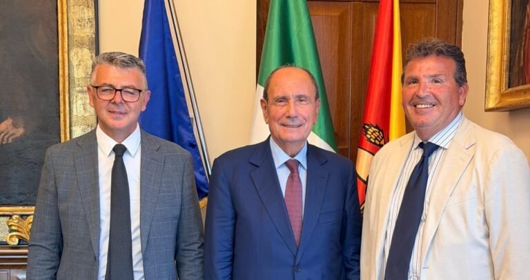 Palermo, il presidente della Regione, Renato Schifani, riceve vertici dell’Ordine dei Geologi di Sicilia