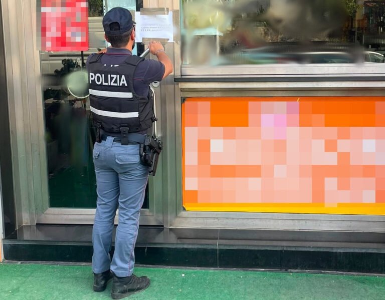 Catania, sospesa dalla Polizia per una settimana l’attività di un chiosco-bar di corso Indipendenza