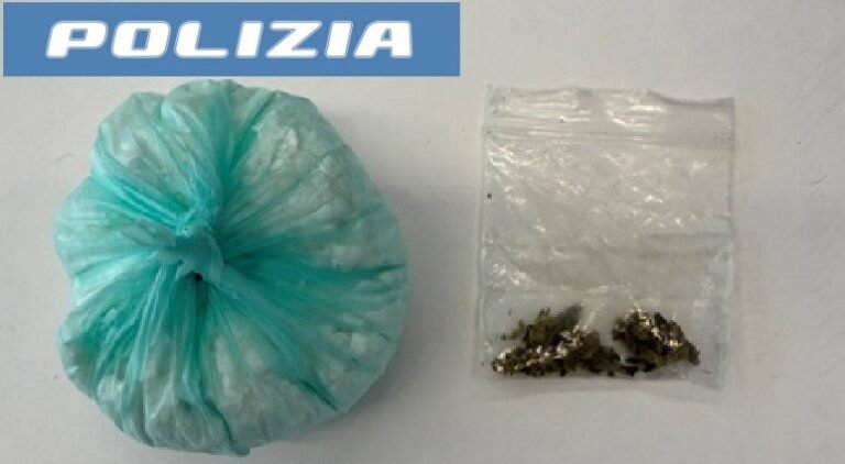 Catania, cocaina negli slip e marijuana a casa: arrestato dalla Polizia
