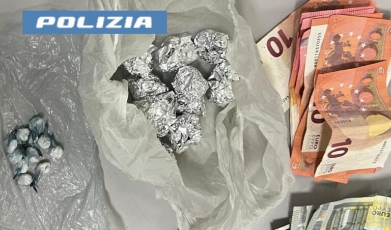Catania, fermato dalla Polizia in via Capo Passero: aveva droga nel marsupio