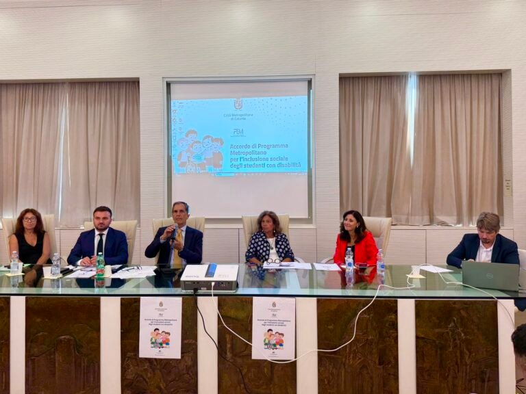 Catania, inclusione scolastica degli studenti con disabilità, la Città Metropolitana guida il percorso verso un modello condiviso