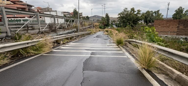 Frane, via ai lavori su una rampa della superstrada Catania-Paternò, a Misterbianco. Schifani: «Prosegue impegno per la sicurezza»