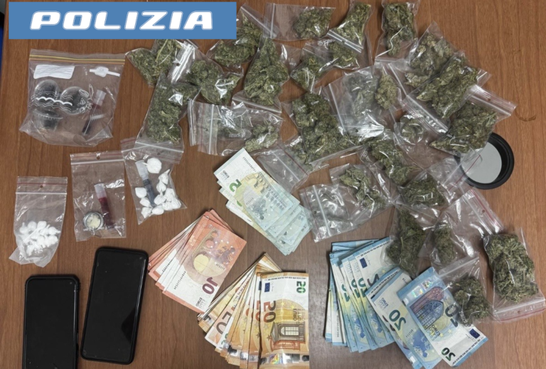 Catania, 24enne arrestato dalla Polizia con l’accusa di spaccio di droga